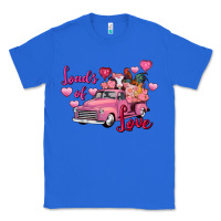 True Royal Loads of love Valentine's Day farm truck Classic Tee - FaDigitalArtStudio