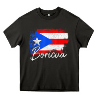 Asphalt puerto rico boricua vintage puerto rican flag pride t shirt Heavy Core Tee - linhVisuals