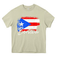 Mossy puerto rico boricua vintage puerto rican flag pride t shirt Heavy Core Tee - linhVisuals