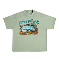 Oil Green Happy Fall Y'all Urban Heavy Tee - LillyAllenDesigns