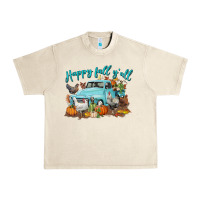 Sandshell Happy Fall Y'all Urban Heavy Tee - LillyAllenDesigns