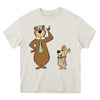 Cream Yogi Bear Heavy Core Tee - linhVisuals