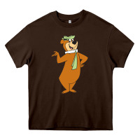 Chocolate Brown Yogi Bear Heavy Core Tee - linhVisuals