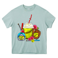 Arona Softball Frappe Coffee Heavy Core Tee - FaDigitalArtStudio