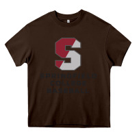 Chocolate Brown springfield college Heavy Core Tee - linhVisuals