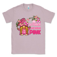 Lilac in october we wear pink gnome Classic Tee - BarkalooDesign