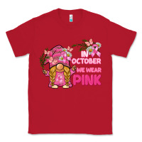 Red in october we wear pink gnome Classic Tee - BarkalooDesign