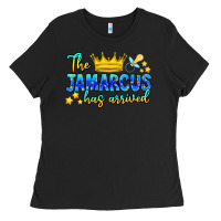 Black The Jamarcus Has Arrived Ladies Tee - CowhideDigitalArt