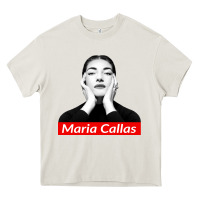 Cream Maria Callas Heavy Core Tee - linhVisuals