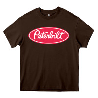 Chocolate Brown Peterbilt Heavy Core Tee - linhVisuals