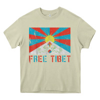 Mossy free tibet Heavy Core Tee - linhVisuals