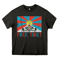 Asphalt free tibet Heavy Core Tee - linhVisuals