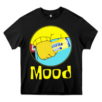 Black twisted tea mood Heavy Core Tee - linhVisuals