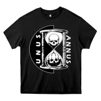 Black unus annus Heavy Core Tee - linhVisuals