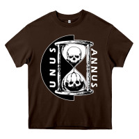 Chocolate Brown unus annus Heavy Core Tee - linhVisuals
