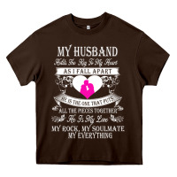 My Husband Holds The Key To My Heart Heavy Core Tee | Teevron