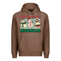 Chestnut Chillin with my Snowmies Premium Hoodie - BarkalooDesign