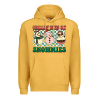 Mustard Chillin with my Snowmies Premium Hoodie - BarkalooDesign