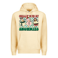 Pina Colada Chillin with my Snowmies Premium Hoodie - BarkalooDesign