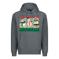 Rock Chillin with my Snowmies Premium Hoodie - BarkalooDesign