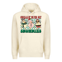Sandshell Chillin with my Snowmies Premium Hoodie - BarkalooDesign