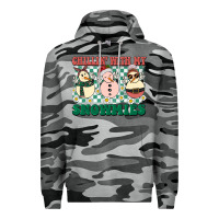 Slate Camo Chillin with my Snowmies Premium Hoodie - BarkalooDesign