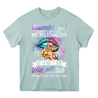 Arona november girl make no mistake my personality funny Heavy Core Tee - linhVisuals