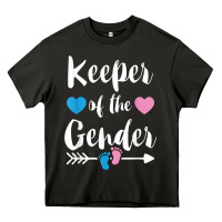 Asphalt keeper of the gender reveal tee shirt girl or boy blue pink Heavy Core Tee - linhVisuals