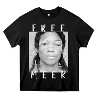 Black free meek mans Heavy Core Tee - linhVisuals