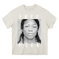 Cream free meek mans Heavy Core Tee - linhVisuals