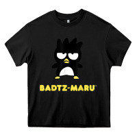 Black badtz maru character front and back t shirt Heavy Core Tee - linhVisuals