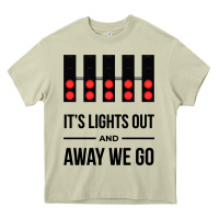 Mossy it's lights out and away we go Heavy Core Tee - linhVisuals