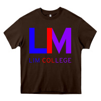 Chocolate Brown lim college Heavy Core Tee - linhVisuals