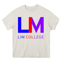 Cream lim college Heavy Core Tee - linhVisuals