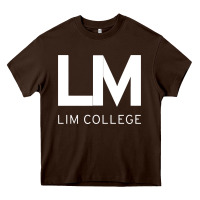 Chocolate Brown lim college Heavy Core Tee - linhVisuals
