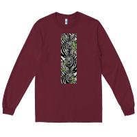 Burgundy zebra Long Sleeve Tee - LillyAllenDesigns