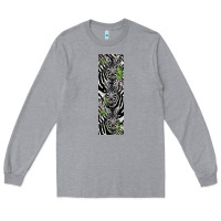 Heather Grey zebra Long Sleeve Tee - LillyAllenDesigns