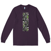 Plum zebra Long Sleeve Tee - LillyAllenDesigns