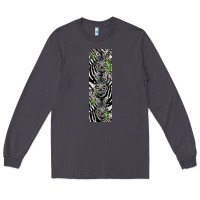 Smoke zebra Long Sleeve Tee - LillyAllenDesigns