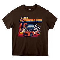 Chocolate Brown vintage cale yarborough classic Heavy Core Tee - linhVisuals