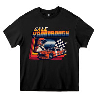 Black vintage cale yarborough classic Heavy Core Tee - linhVisuals