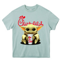 Arona baby yoda hold Heavy Core Tee - linhVisuals