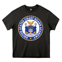 Asphalt United States Coast Guard Academy Heavy Core Tee - linhVisuals