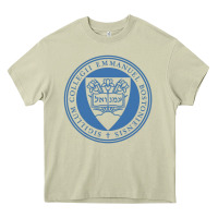 Mossy Emmanuel College Heavy Core Tee - linhVisuals