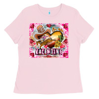Bubblegum Pink Be Mine Valentine Ladies Tee - CowhideDigitalArt