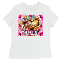 White Be Mine Valentine Ladies Tee - CowhideDigitalArt