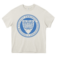 Cream Emmanuel College Heavy Core Tee - linhVisuals