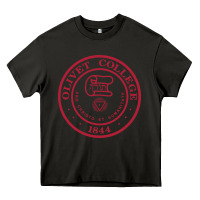 Asphalt olivet college vectorized Heavy Core Tee - linhVisuals