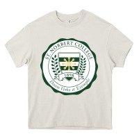 Cream st. norbert college Heavy Core Tee - linhVisuals