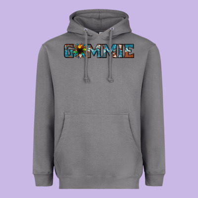 Gammie Sunflower Cowhide Heavyweight Hoodie Designed By Jasminsmagicworld